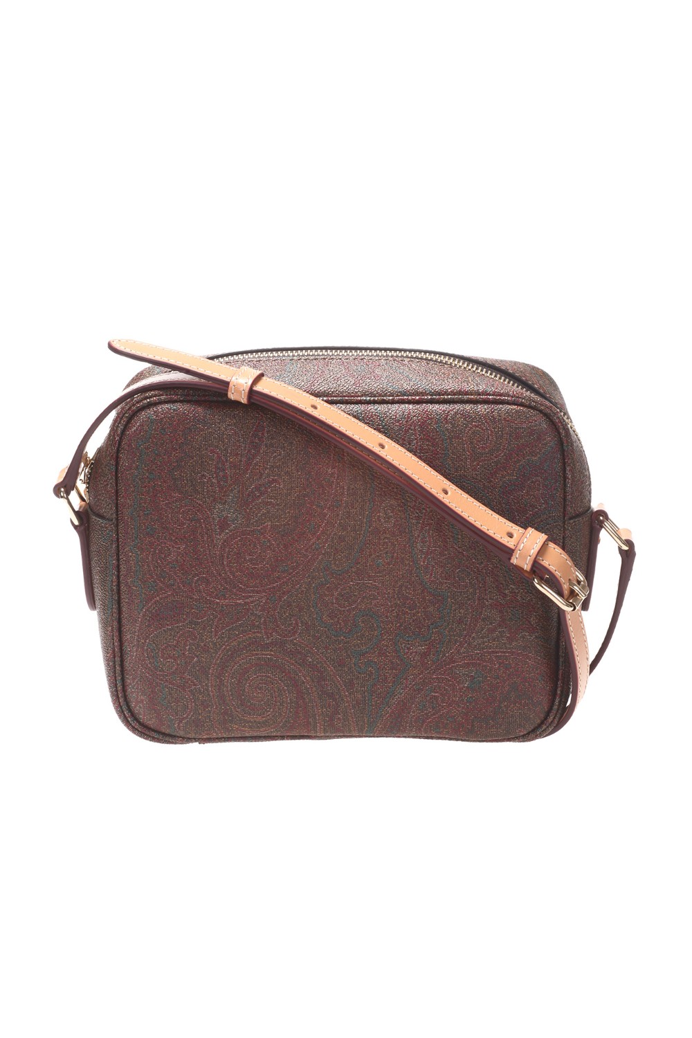 shop ETRO  Borsa: Etro borsa a tracolla con motivi Paisley.
Tessuto di cotone Paisley jacquard spalmato con grana opaca e doppiato in tela.
Tracolla regolabile (altezza: 55 cm).
Tasca interna applicata.
Tasca interna con cerniera.
Chiusura con cerniera.
Fodera in tessuto logato ETRO.
Accessori metallici con finitura dorata.
Finiture: 100% pelle di vitello.
Fodera: 66% cotone 34% poliestere.
Dimensioni: 20,5 x 17 x 7,5 cm.
Made in Italy.. 0H666 8010-0600 number 976389